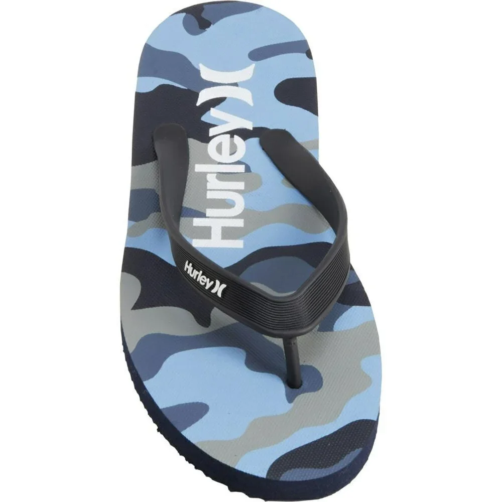 NWT Hurley Men's One and Only Camo Print Flip-Flops